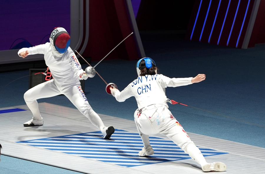 西班牙击剑选手强势复出,成功晋级 西班牙击剑选手强势复出,成功晋级